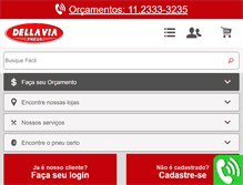 Tablet Screenshot of dellavia.com.br